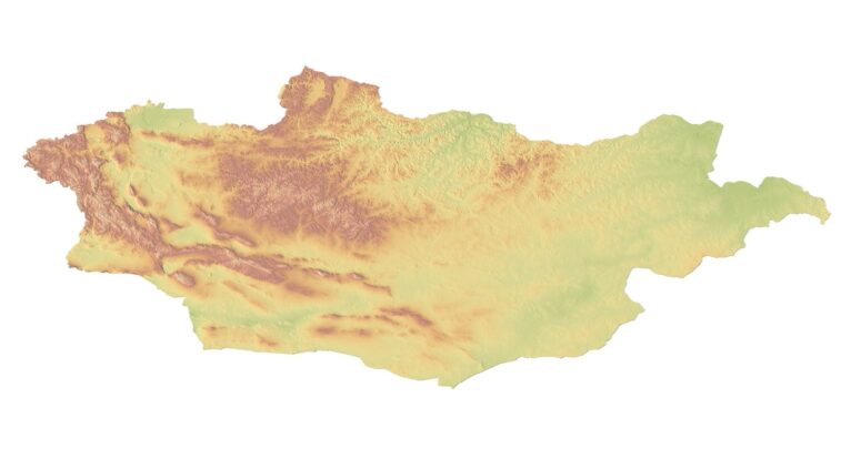 Mongolia map