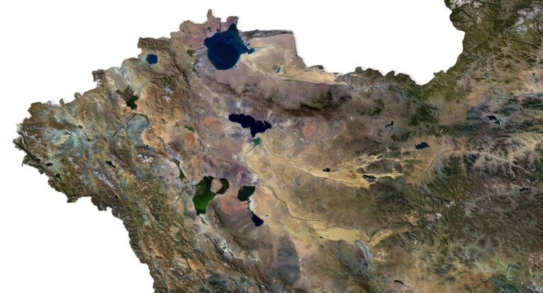 Mongolia 3D map