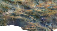 Mongolia relief map
