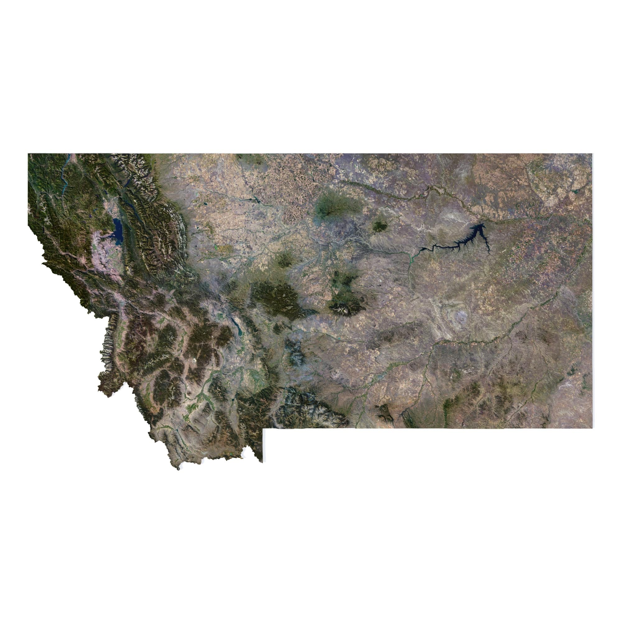 Montana 3D model terrain Montana 3D model terrain