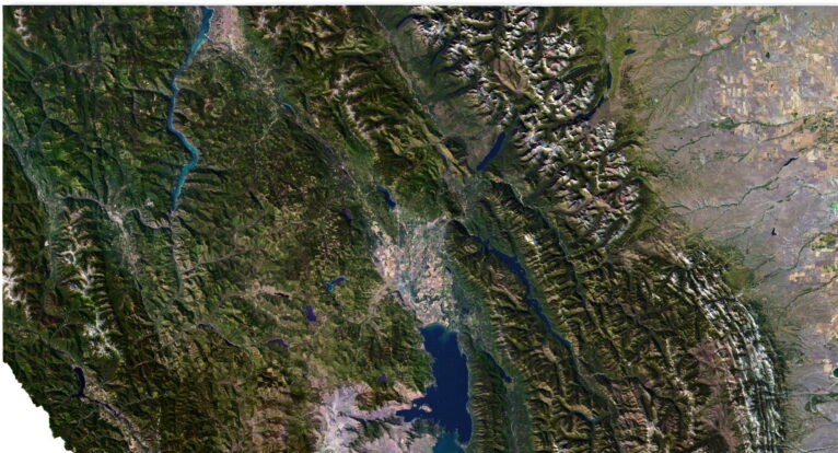Montana 3D map