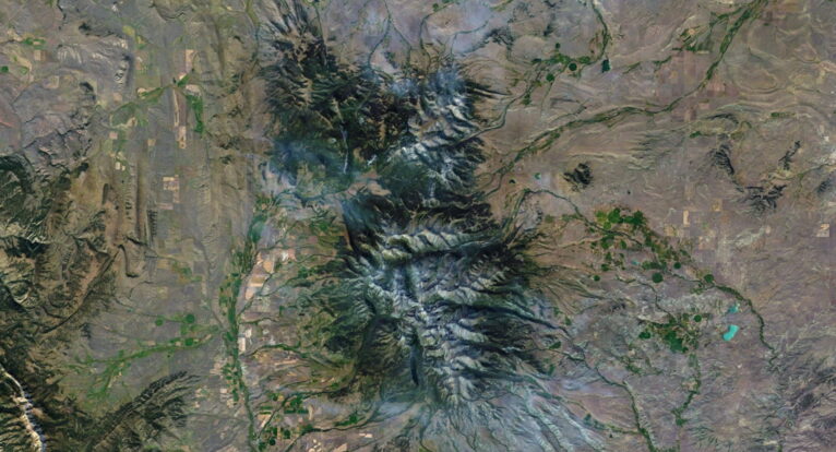 Topographic map Montana