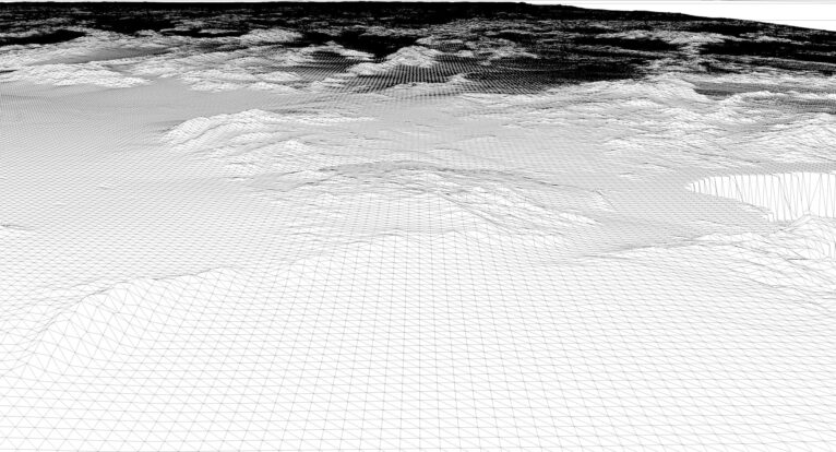 3D terrain model of Nevada