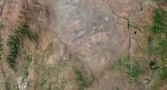 Nevada relief map