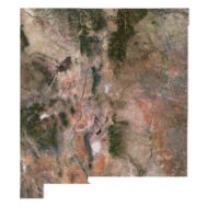 New Mexico 3D model terrain