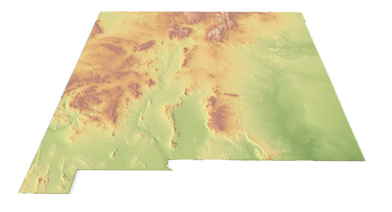 New Mexico 3D model in C4D format