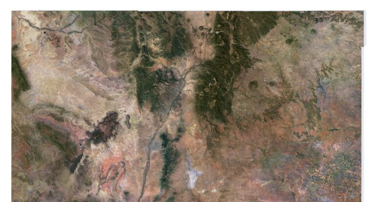 New Mexico 3D map