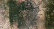 New Mexico relief map