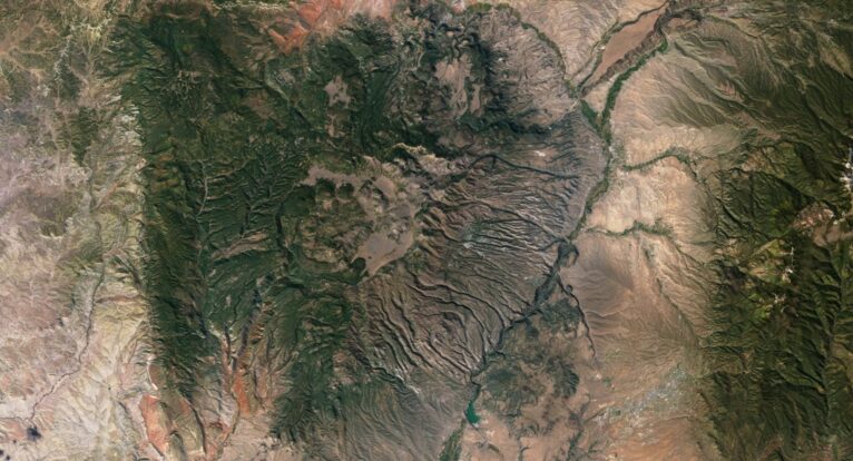 New Mexico relief map