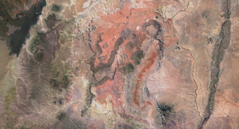 Topographic map New Mexico
