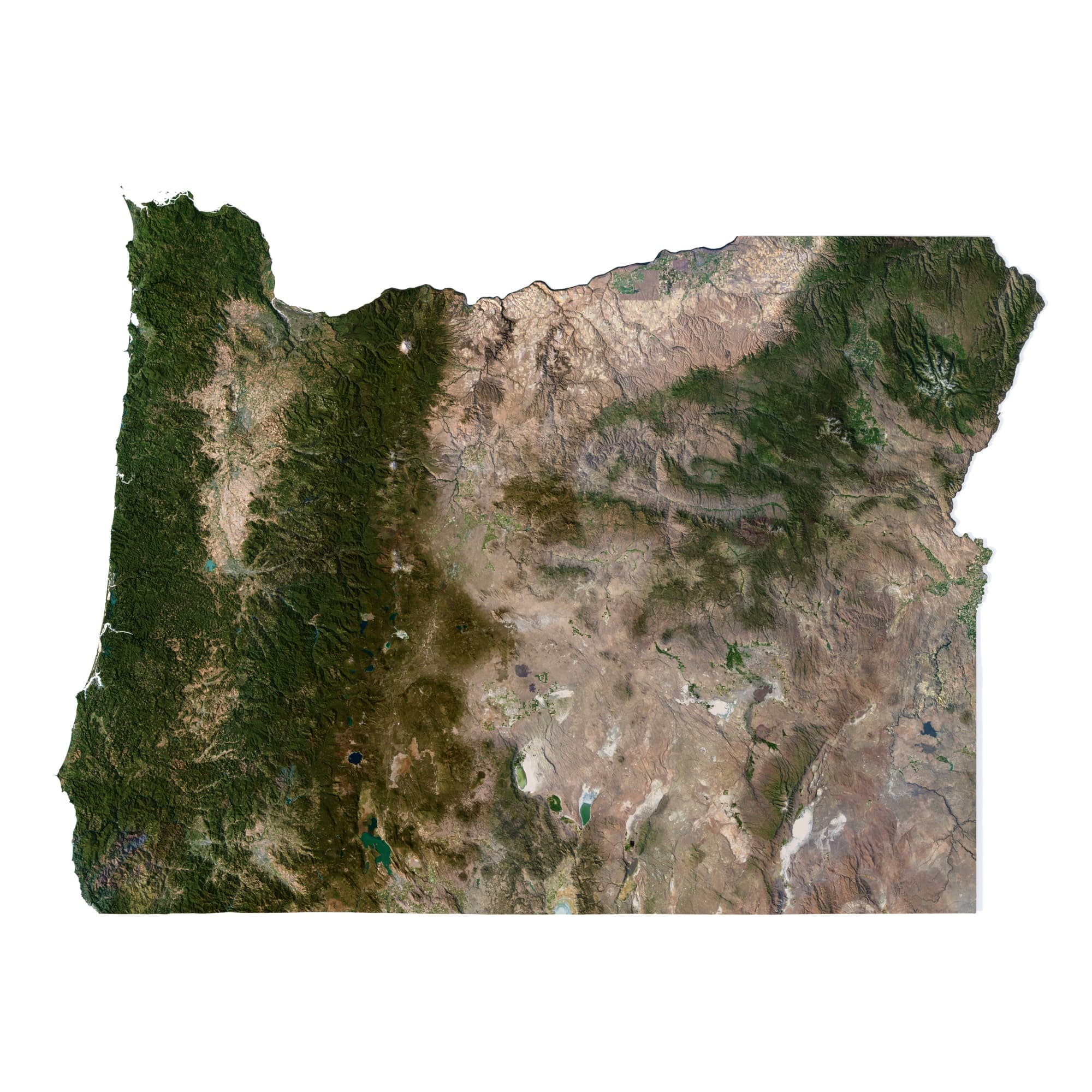 Oregon 3D model terrain Oregon 3D model terrain