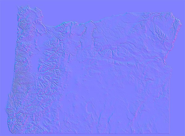 Oregon Normal Map Oregon Normal Map