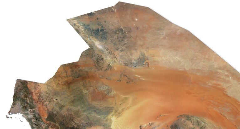Saudi Arabia 3D map