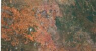 Texas relief map