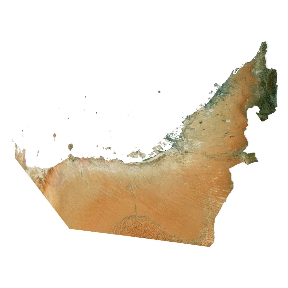 UAE 3D model terrain UAE 3D model terrain