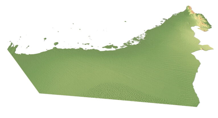 UAE map