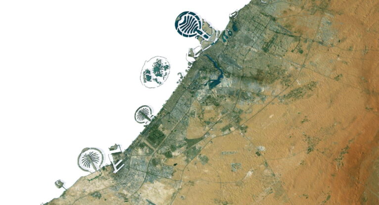 United Arab Emirates 3D elevation model