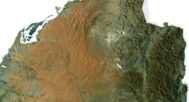 Topographic map UAE
