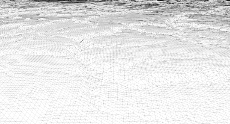 3D terrain model of Utah
