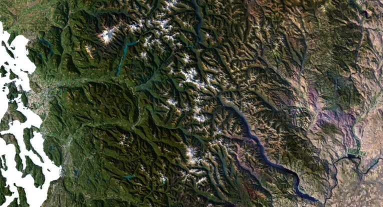 Washington 3D map