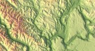 Topographic map Washington