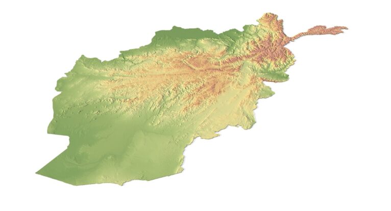 Afghanistan model C4D OBJ STL