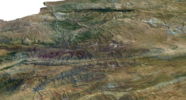 Afghanistan 3D model in C4D format