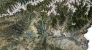Afghanistan 3D elevation model