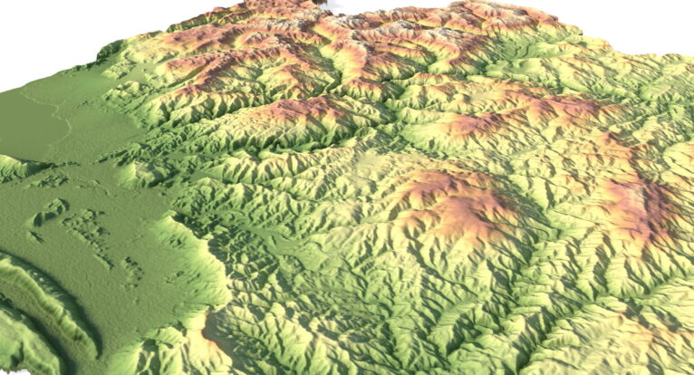 Albania 3D model in C4D format