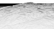 3D relief map of Albania