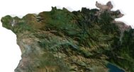 Armenia 3D map