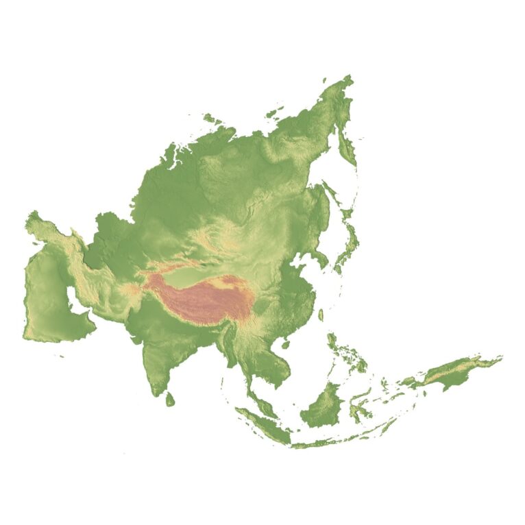 Asia 3D model
