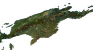 Topographic map Asia