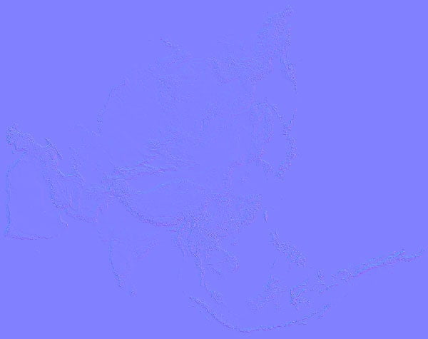 Asia Normal Map Asia Normal Map