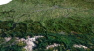 3D terrain model of Austria