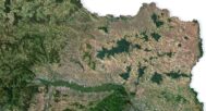 Austria relief map