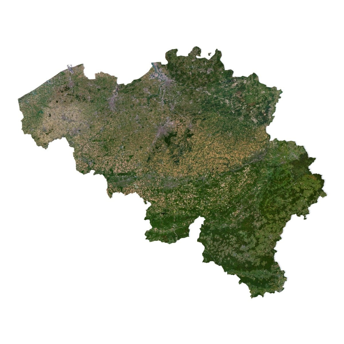 Belgium 3D model terrain Belgium 3D model terrain