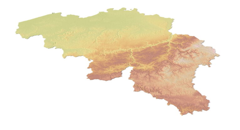 Belgium model C4D OBJ STL