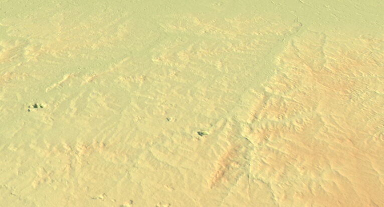3D terrain model of Belgium