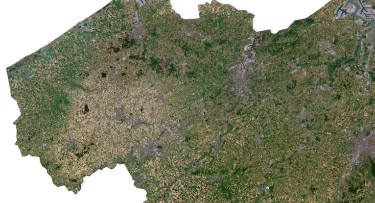 Belgium 3D map