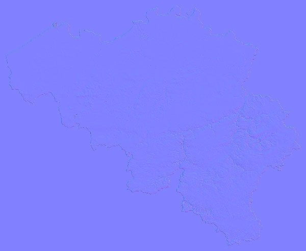 Belgium Normal Map Belgium Normal Map