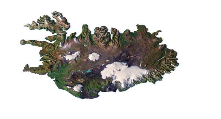 3D map of Europe topography