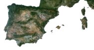 Europe 3D elevation model