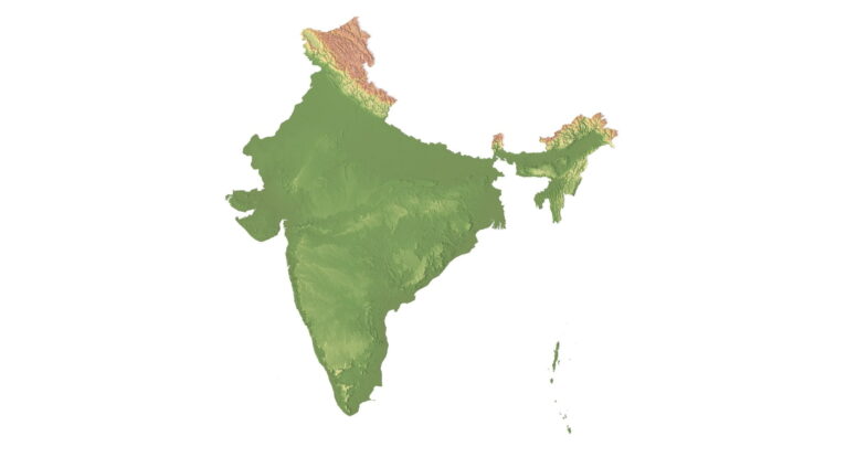 India map 3d model