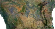 India 3D elevation model