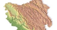 Topographic map India