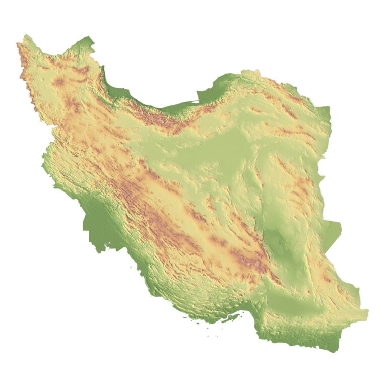 Iran 3D model