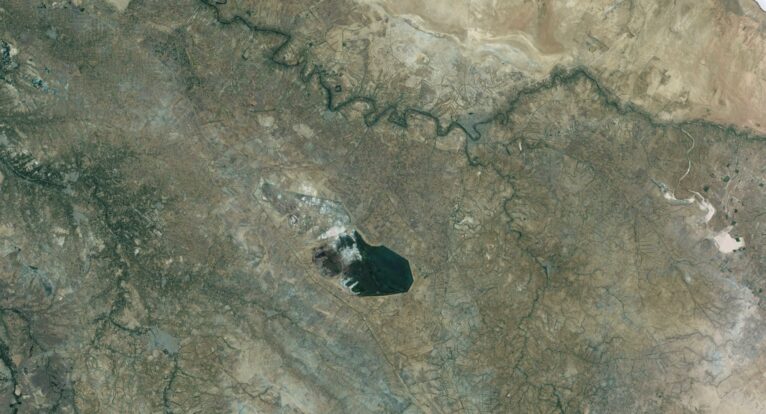 Iraq relief map