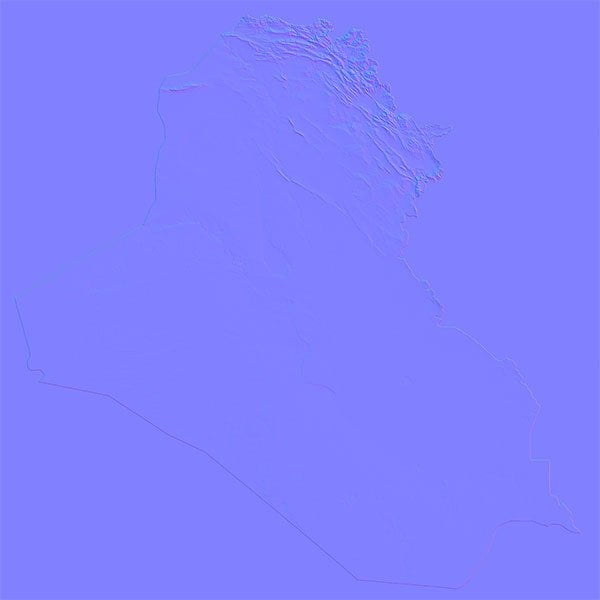 Iraq Normal Map Iraq Normal Map