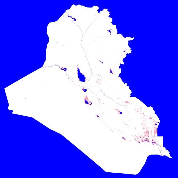Iraq Water Mask Iraq Water Mask